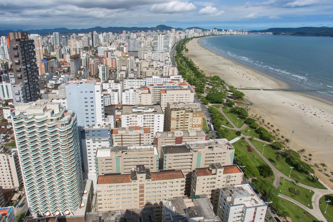 شقة Estanconfor Santos Com Vista Mar 6 Ac Garagem Alto 17º Andar المظهر الخارجي الصورة