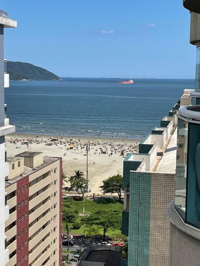 شقة Estanconfor Santos Com Vista Mar 6 Ac Garagem Alto 17º Andar المظهر الخارجي الصورة
